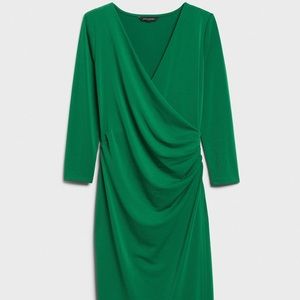 Banana Republic Wrap Dress - Green - Size S
